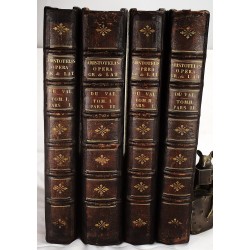 Aristotelis Opera Omnia quae Extant Graece & Latine (4 Folio Volumes)